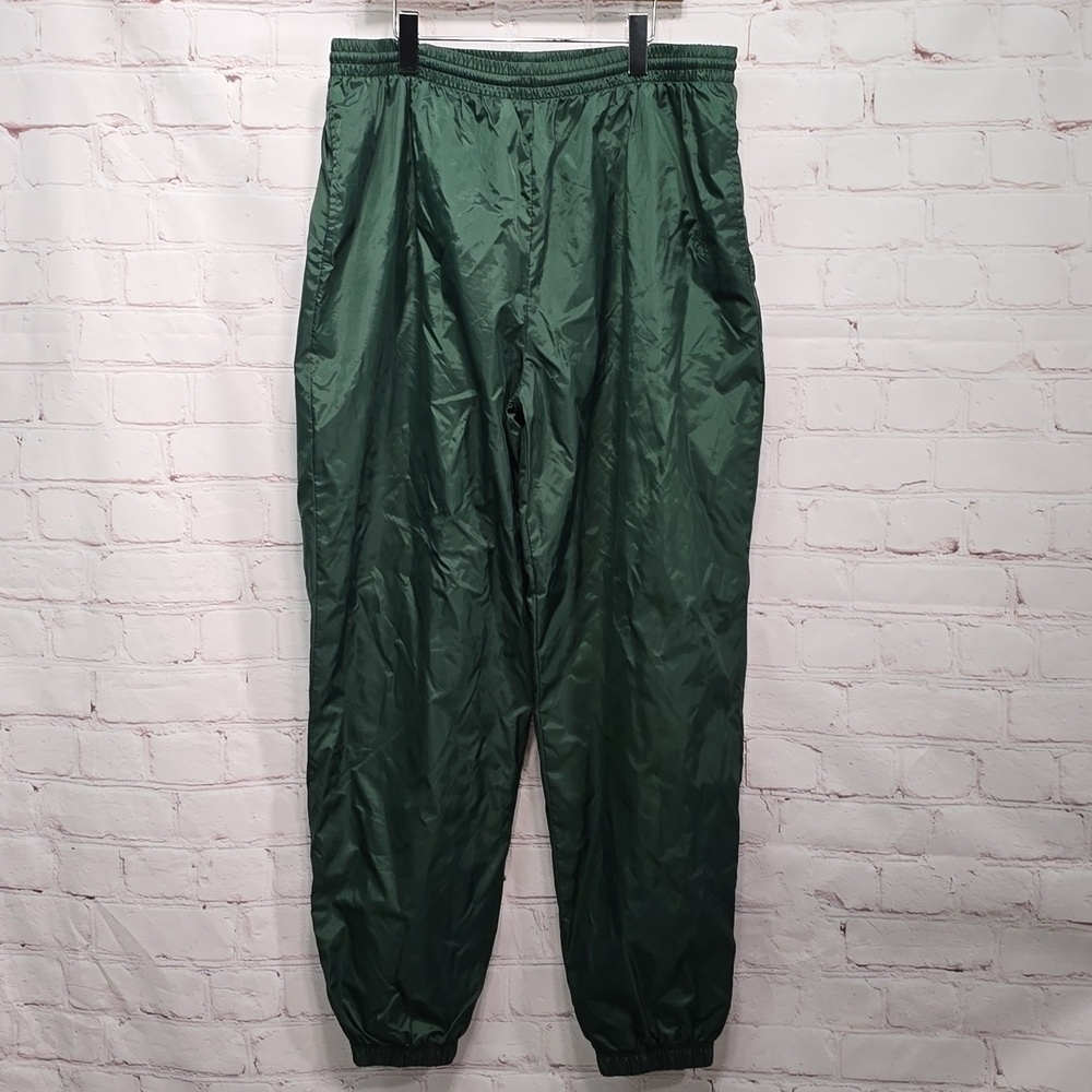 Vintage 90’s USA Lined Nylon Drawstring Track Pant Water Resistant Mens Size Xl